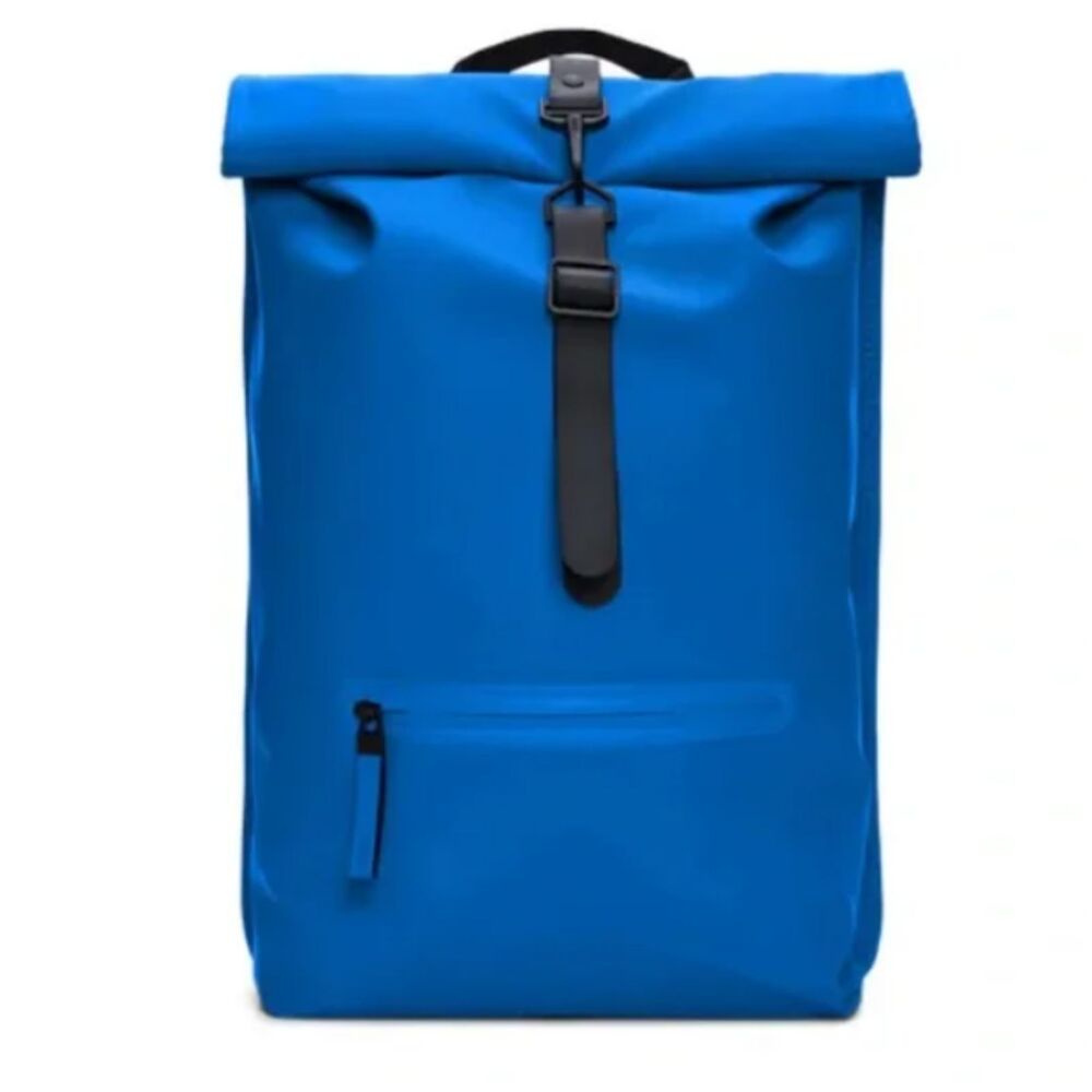Rains Wave Rolltop Rucksack Waterproof Cycle Ready Backpack with Laptop Pocket - Picture 7 of 7